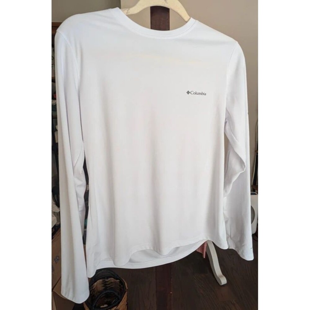 Women's Omni-Shade Sun Protection Graphic Tee Shirt White M